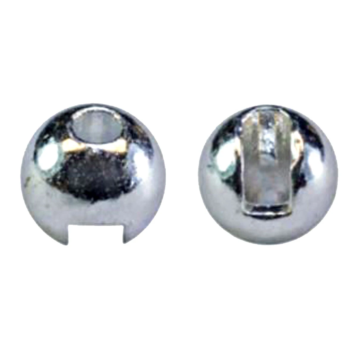 MFC Tungsten Jig Beads Fly Tying Materials (20 pk) Silver 2.4mm - 3/32