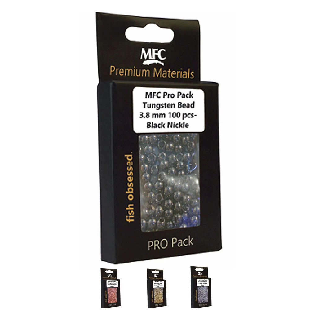 MFC Tungsten Bead Pro Pack Fly Tying Materials All Varieties