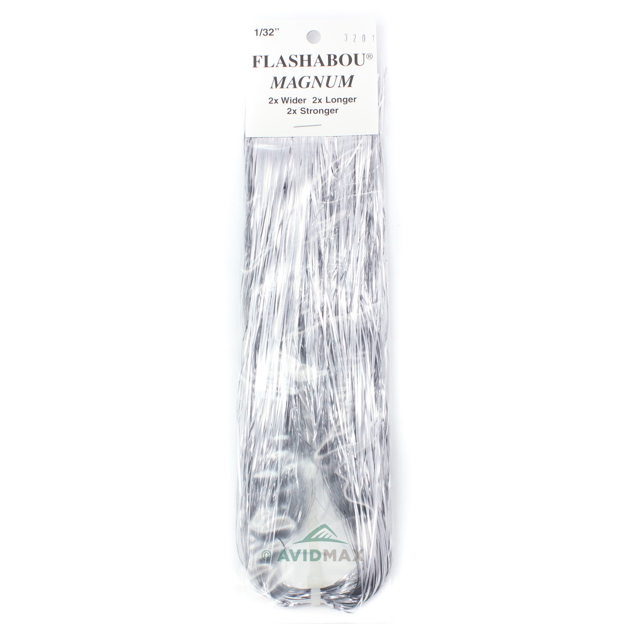 Hedron Magnum Flashabou Silver