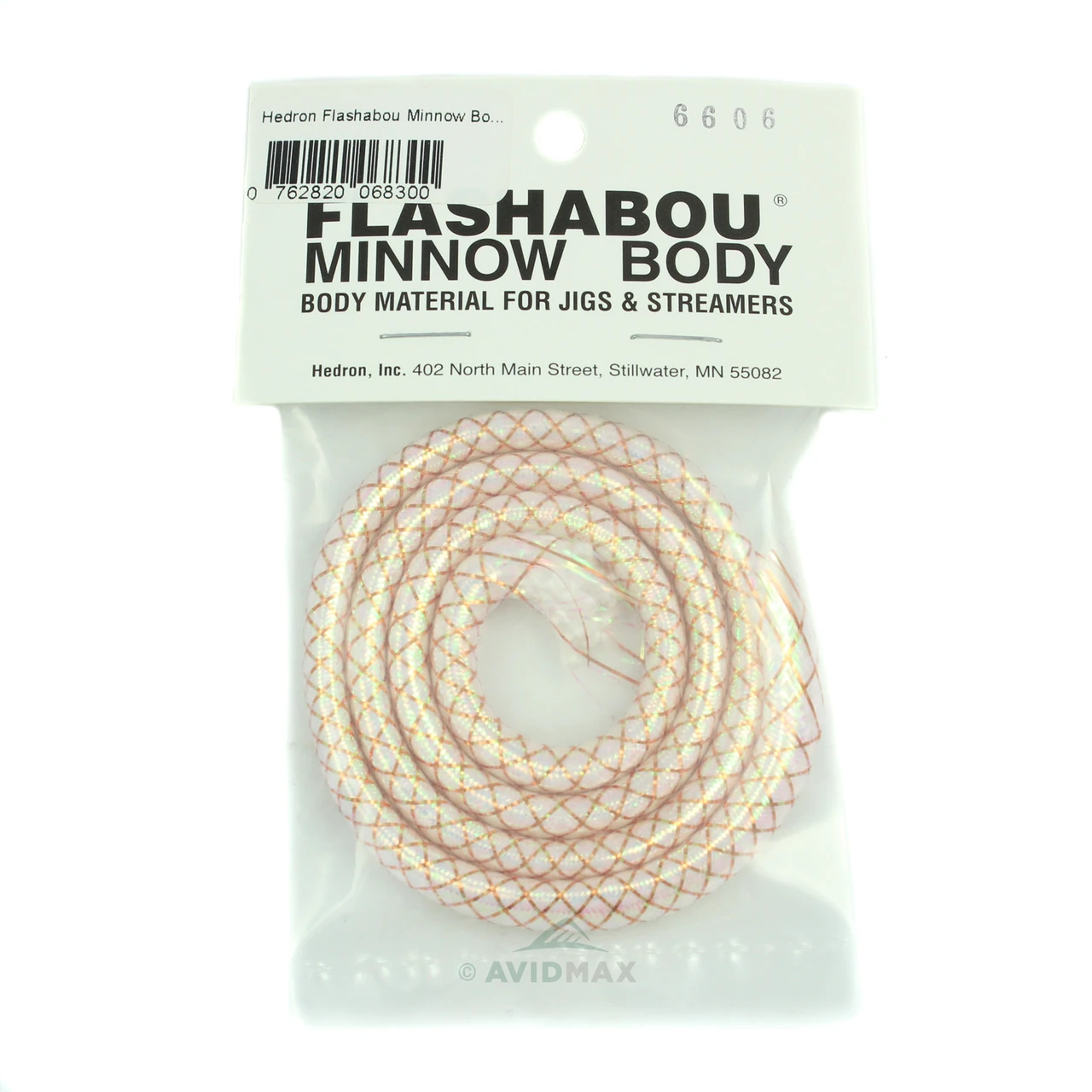 Hedron Flashabou Minnow Body Medium Coppertone