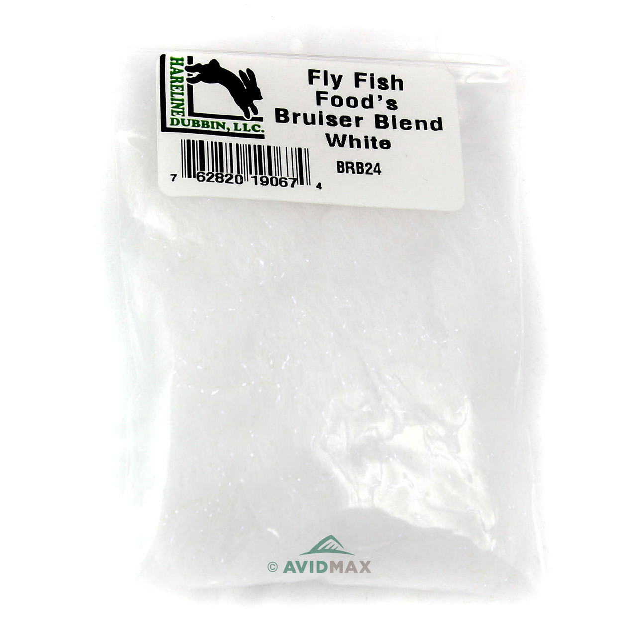 Fly Fish Food Bruiser Blend Dubbing White