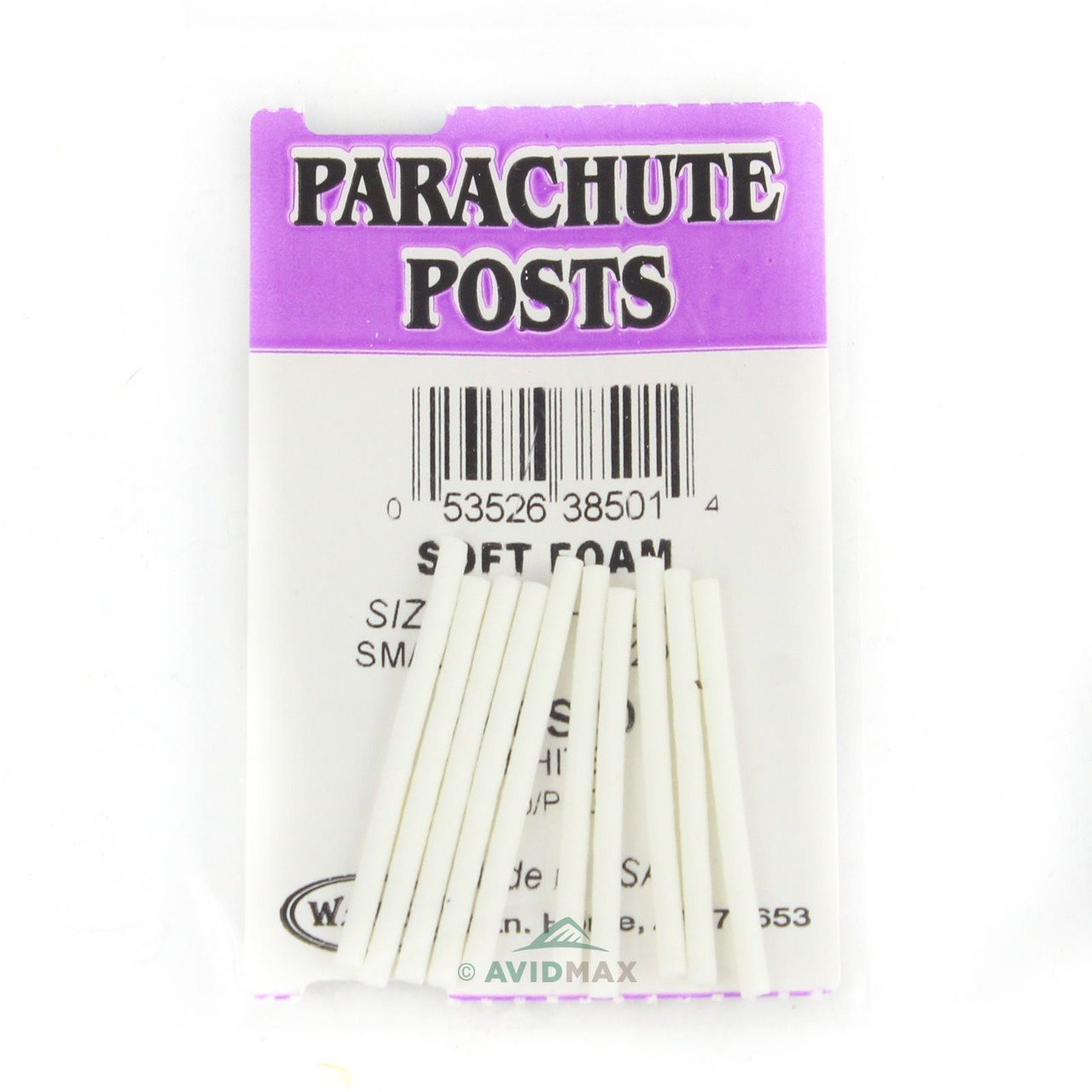 Wapsi Foam Parachute Posts Small White