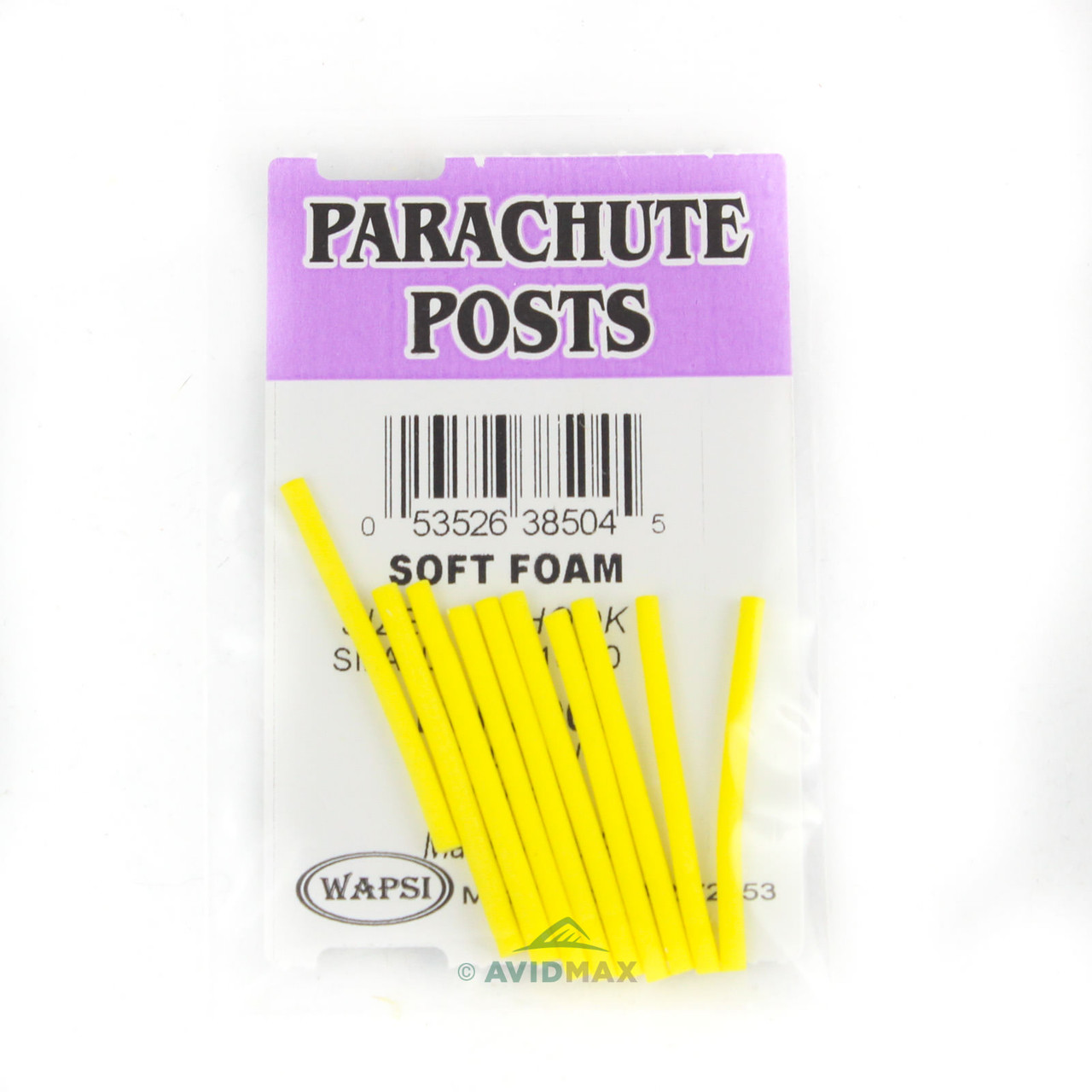 Wapsi Foam Parachute Posts Small Yellow