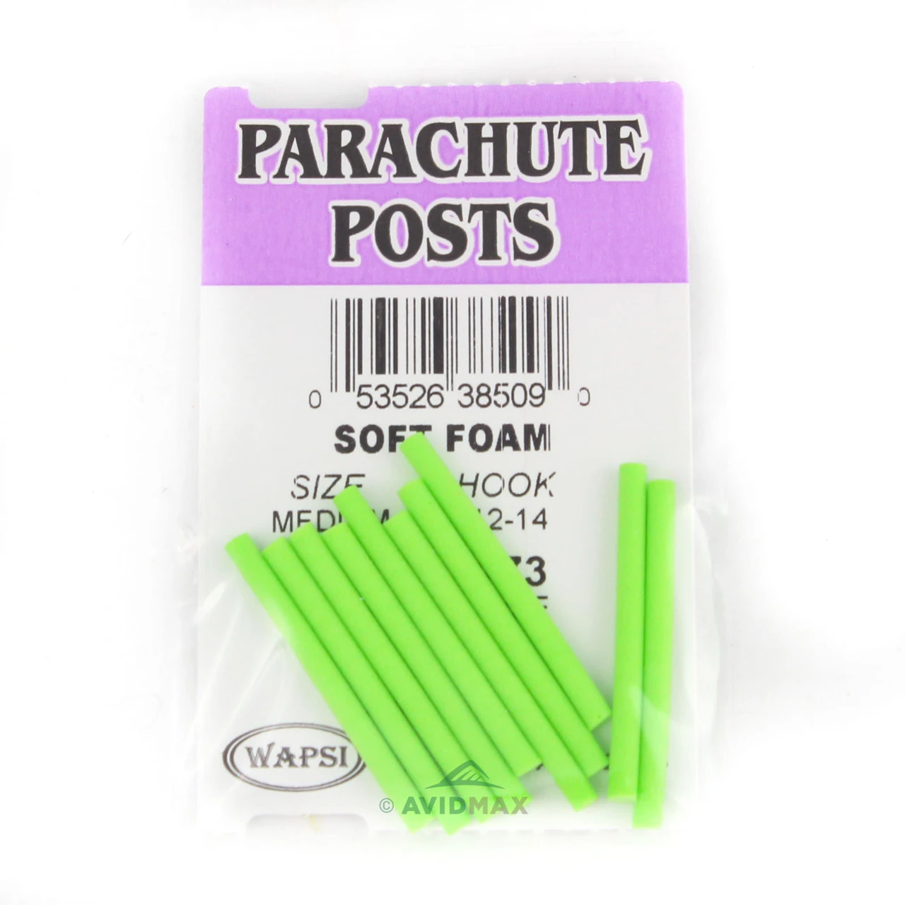 Wapsi Foam Parachute Posts Medium Chartreuse