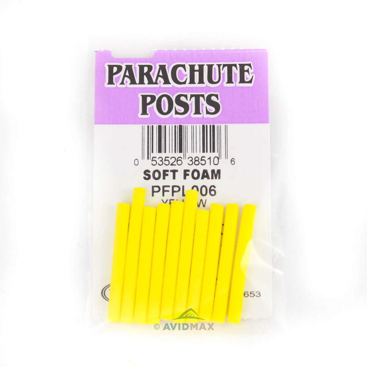 Wapsi Foam Parachute Posts Large Yellow
