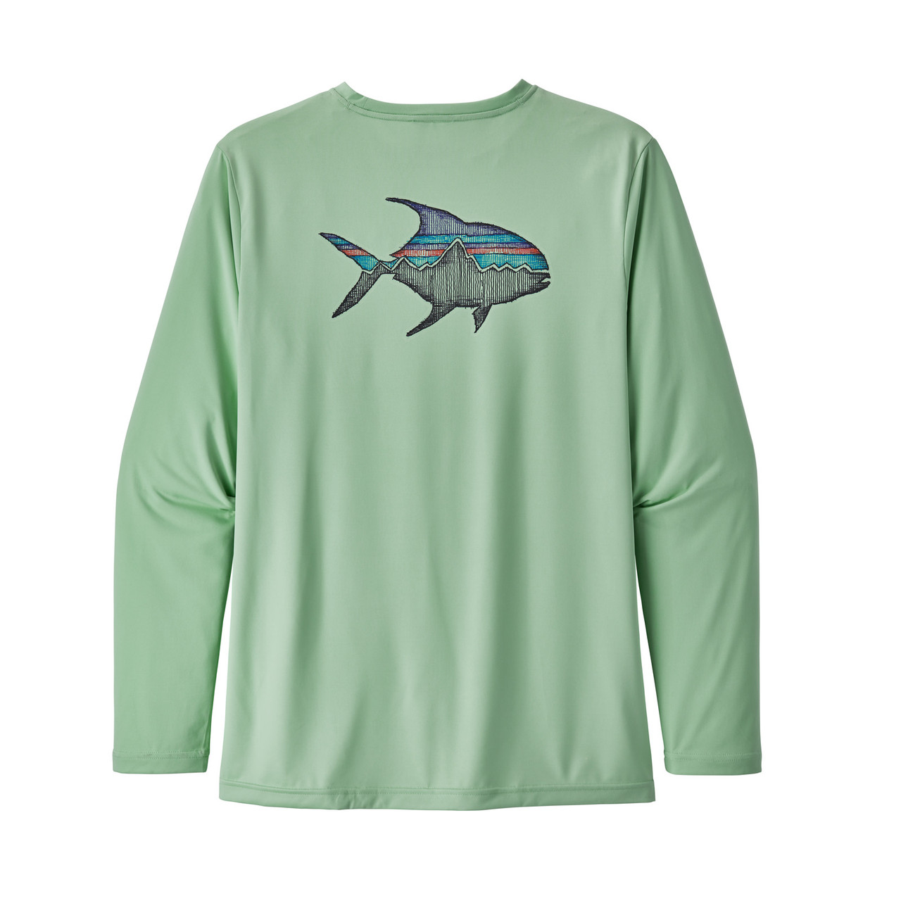 Patagonia Men's Graphic Tech Fish Tee 52146_EBDS - Duranglers Fly Fishing  Shop & Guides