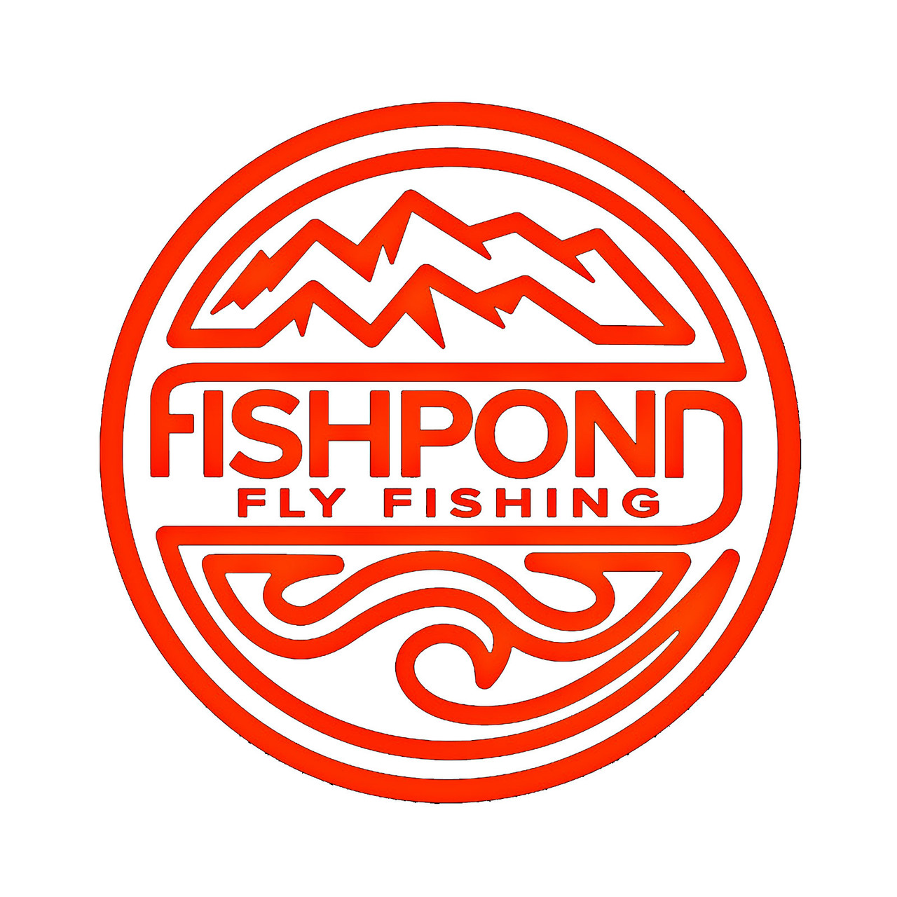 Fishpond Thermal Die Cut Sticker- Headwaters - view 3