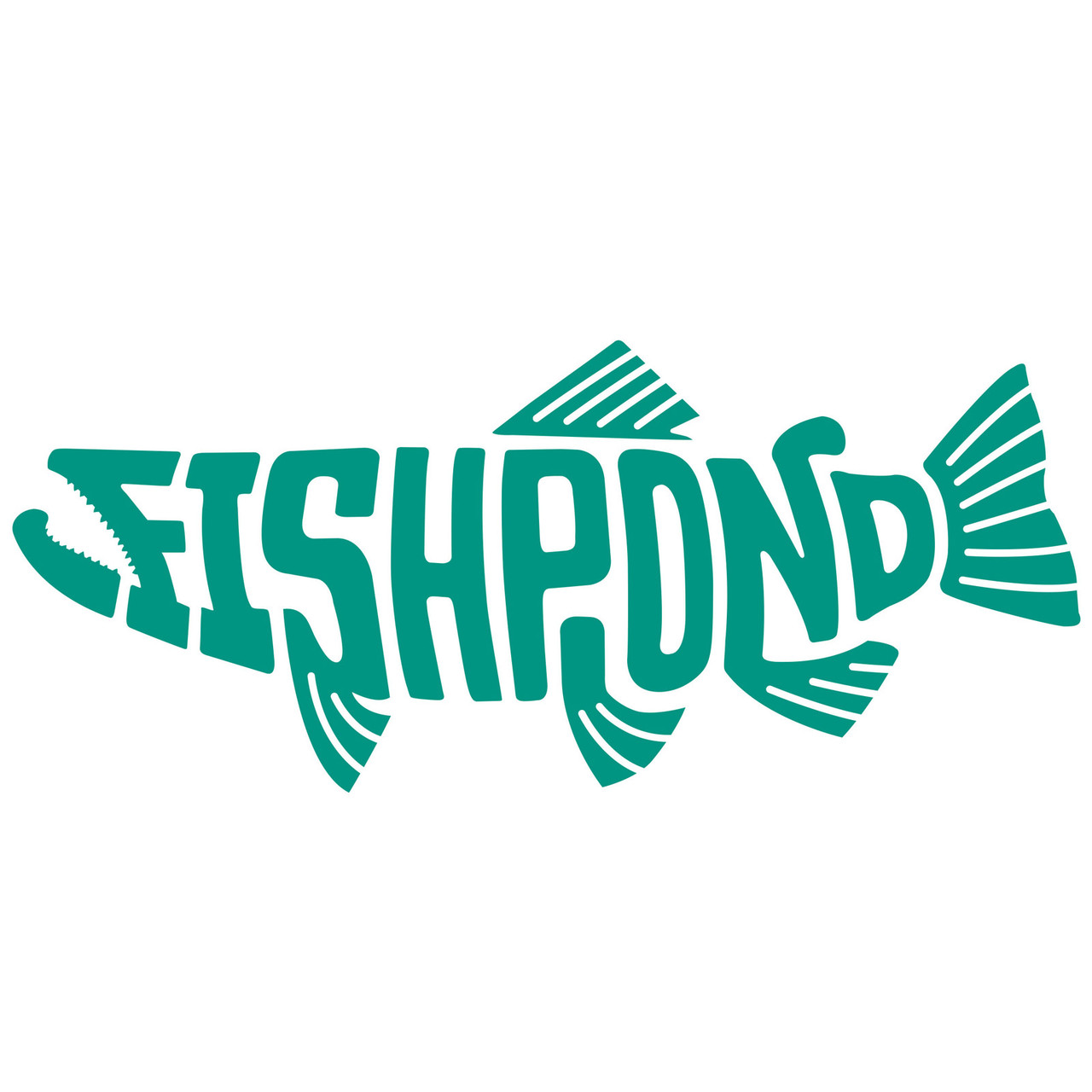 Fishpond Fly Fishing Thermal Die Cut Vinyl Pescado Stickers