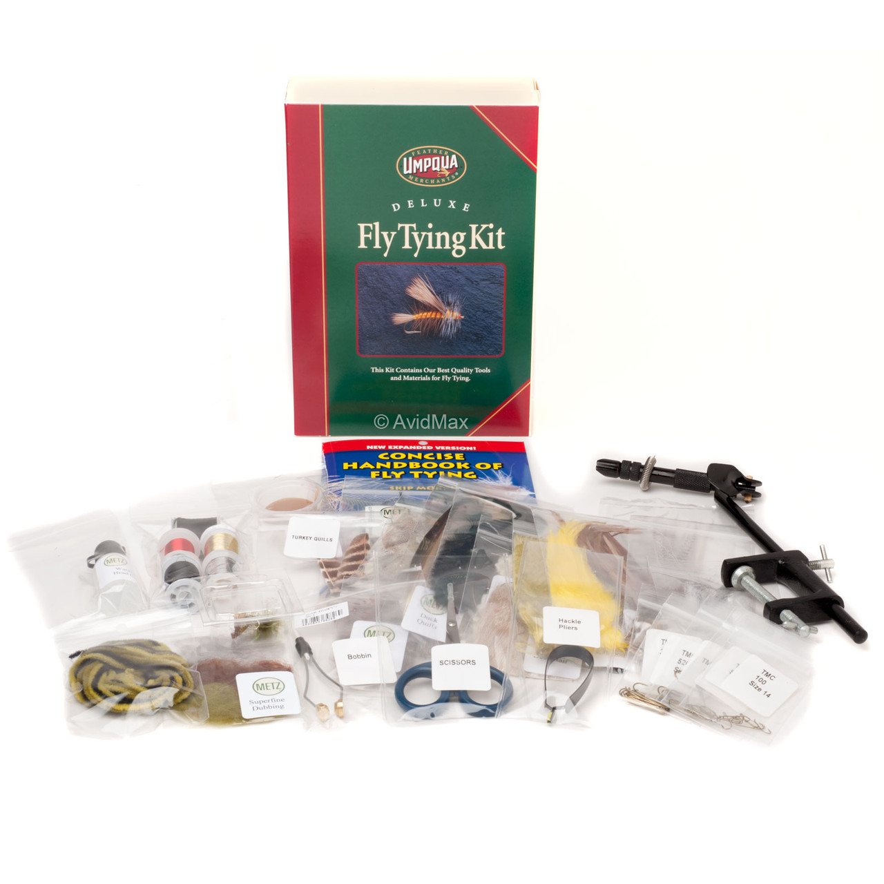 Wapsi Starter Deluxe Fly Tying Kit, Best Fly Tying Kits, Fly Tying  Instruction