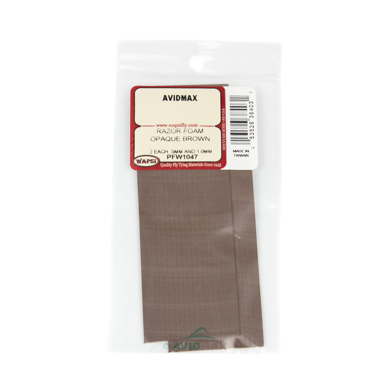Wapsi Razor Foam 1mm Opaque Brown