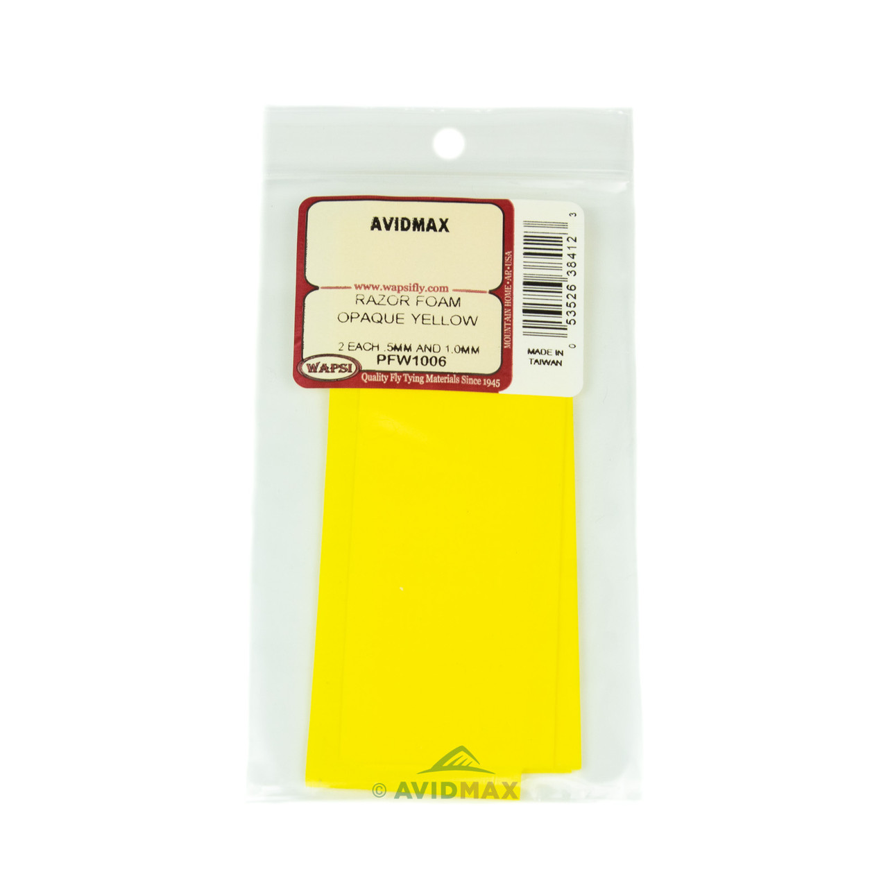 Wapsi Razor Foam 1mm Opaque Yellow