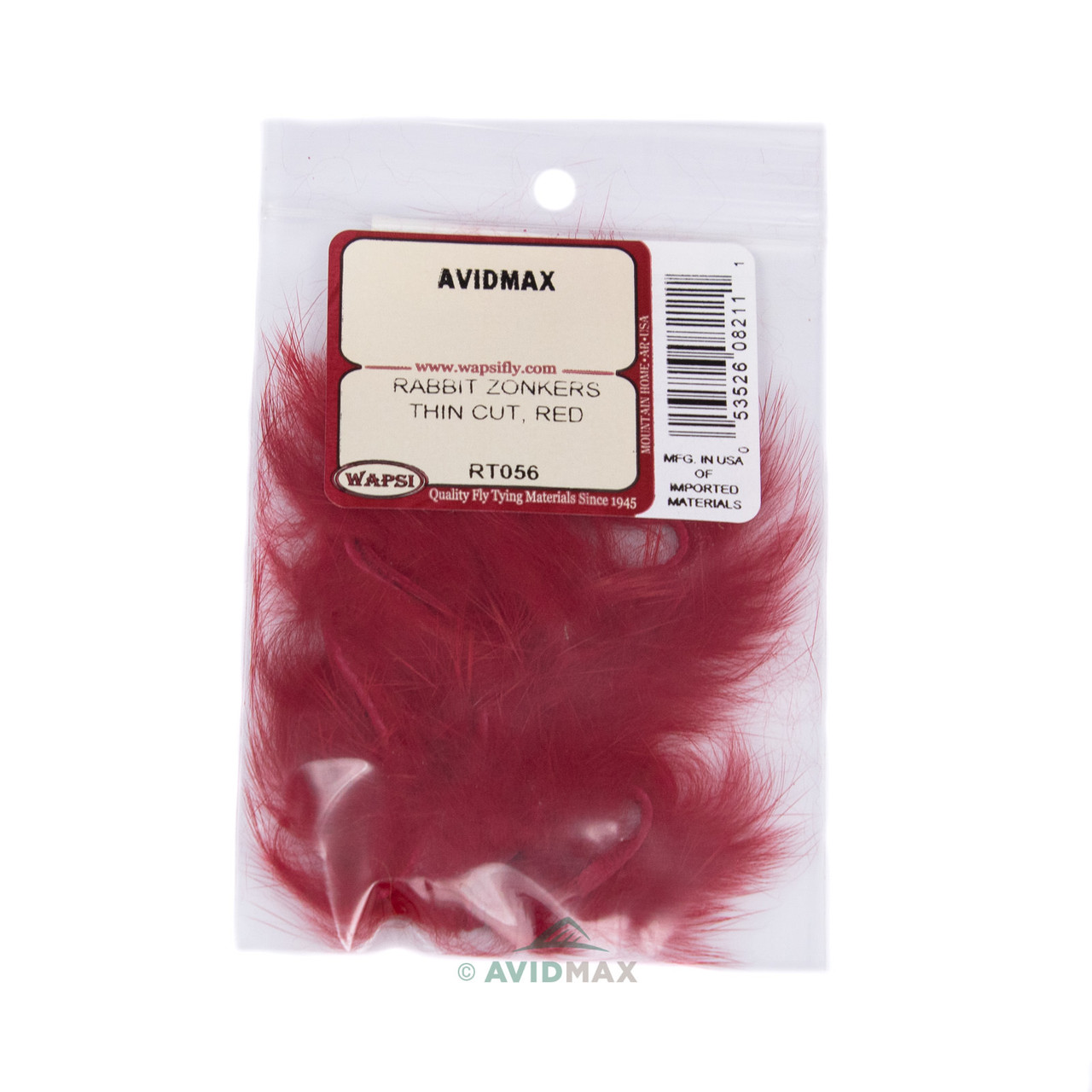 Wapsi Thin Cut Rabbit Zonkers Red