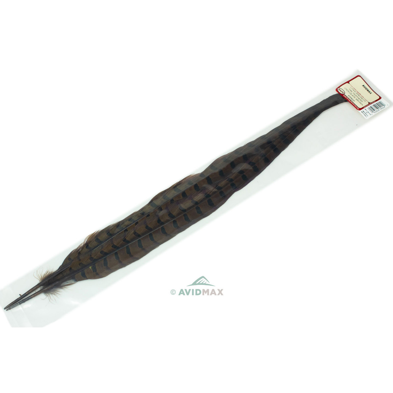 Wapsi Ringneck Tail Feathers One Pair Chocolate Brown