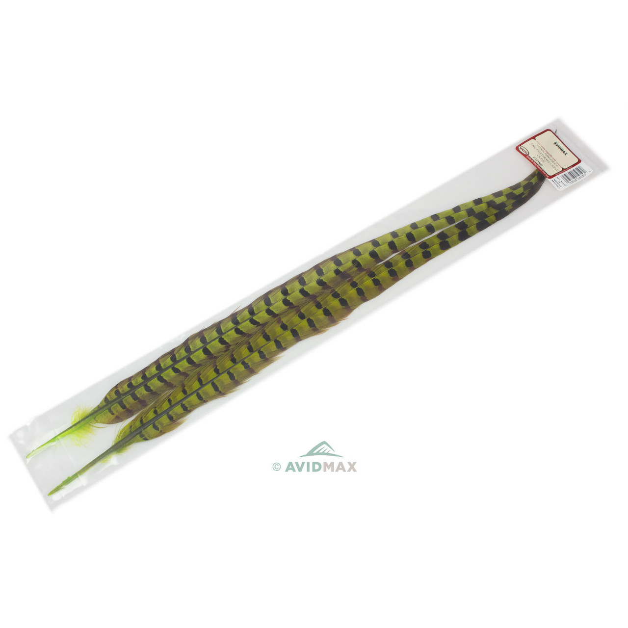 Wapsi Ringneck Tail Feathers One Pair Light Olive