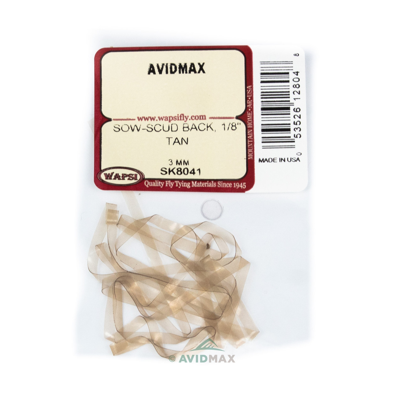 Wapsi Sow-Scud Back 1/8" Tan
