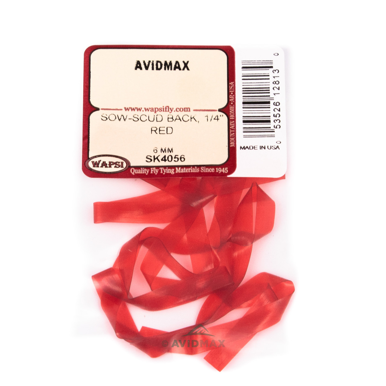 Wapsi Sow-Scud Back 1/4" Red
