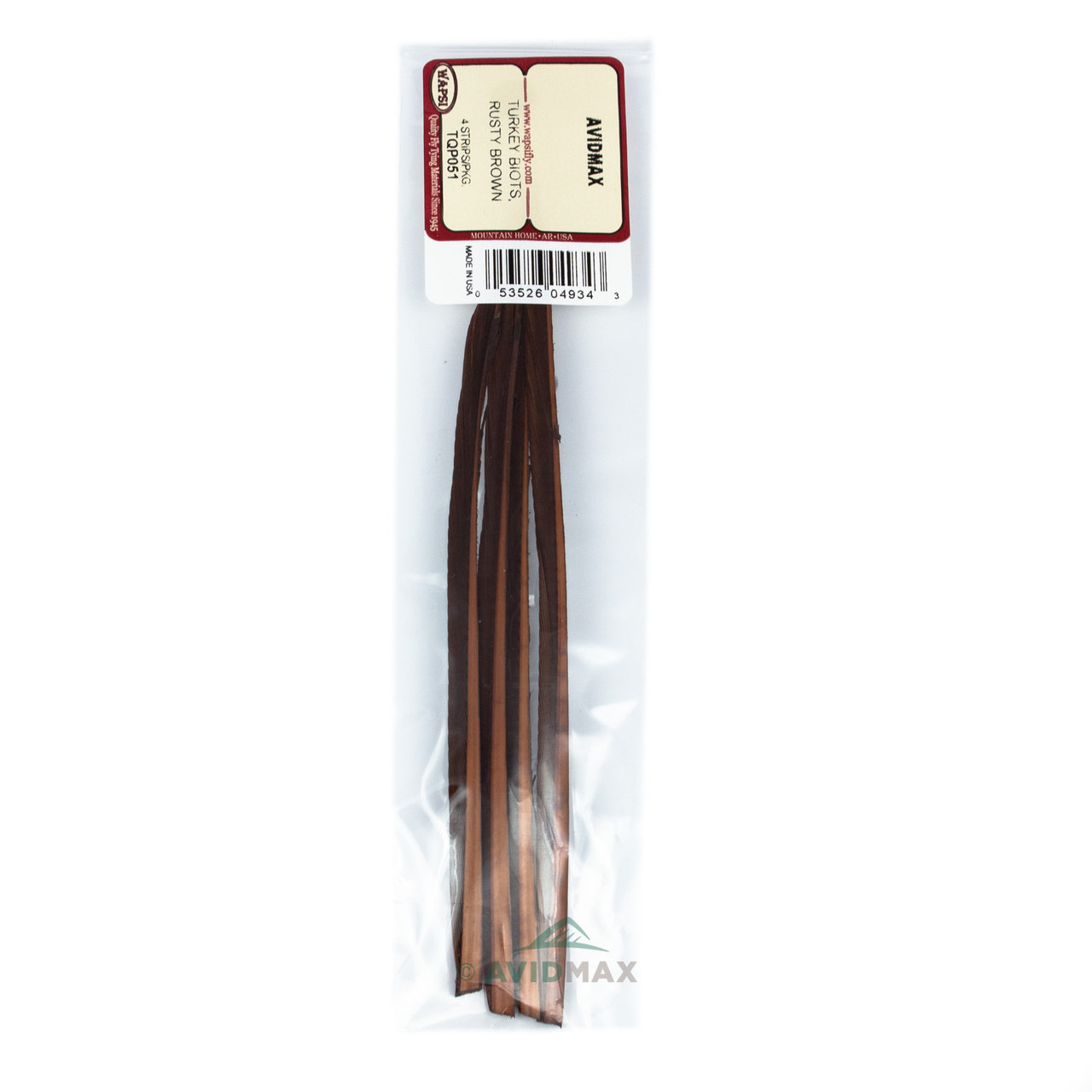 Wapsi Turkey Biots Rusty Brown