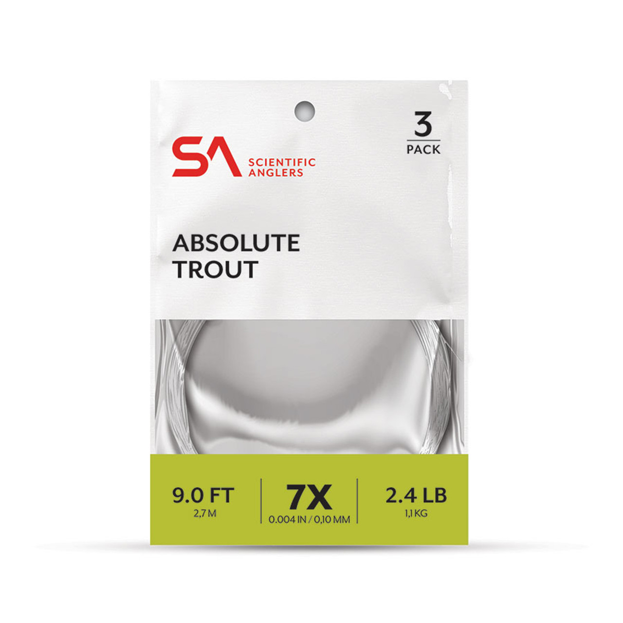 Scientific Anglers Absolute Trout Leader 4x