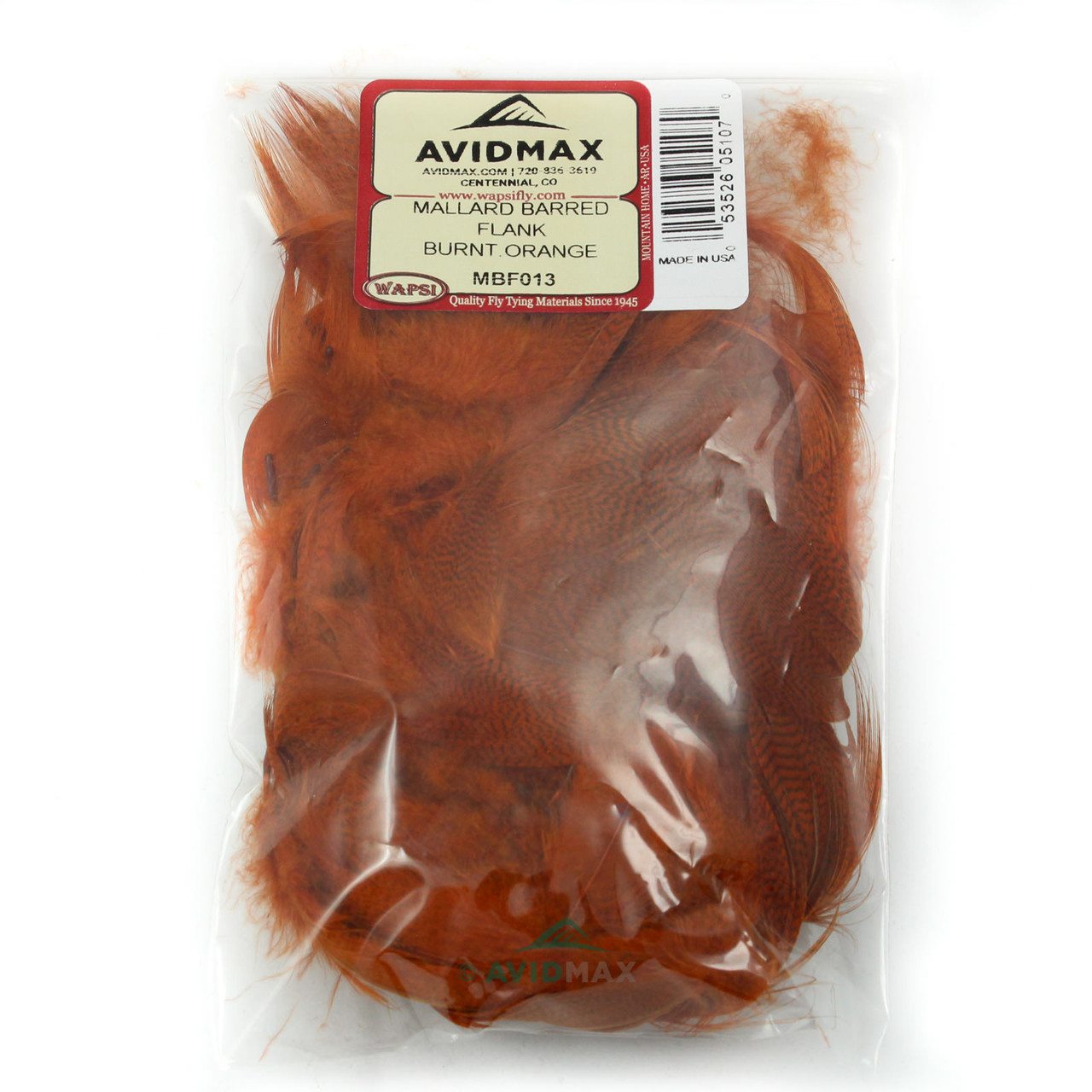 Wapsi Barred Mallard Flank Brown