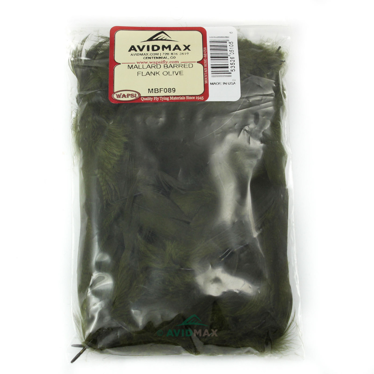 Wapsi Barred Mallard Flank Olive