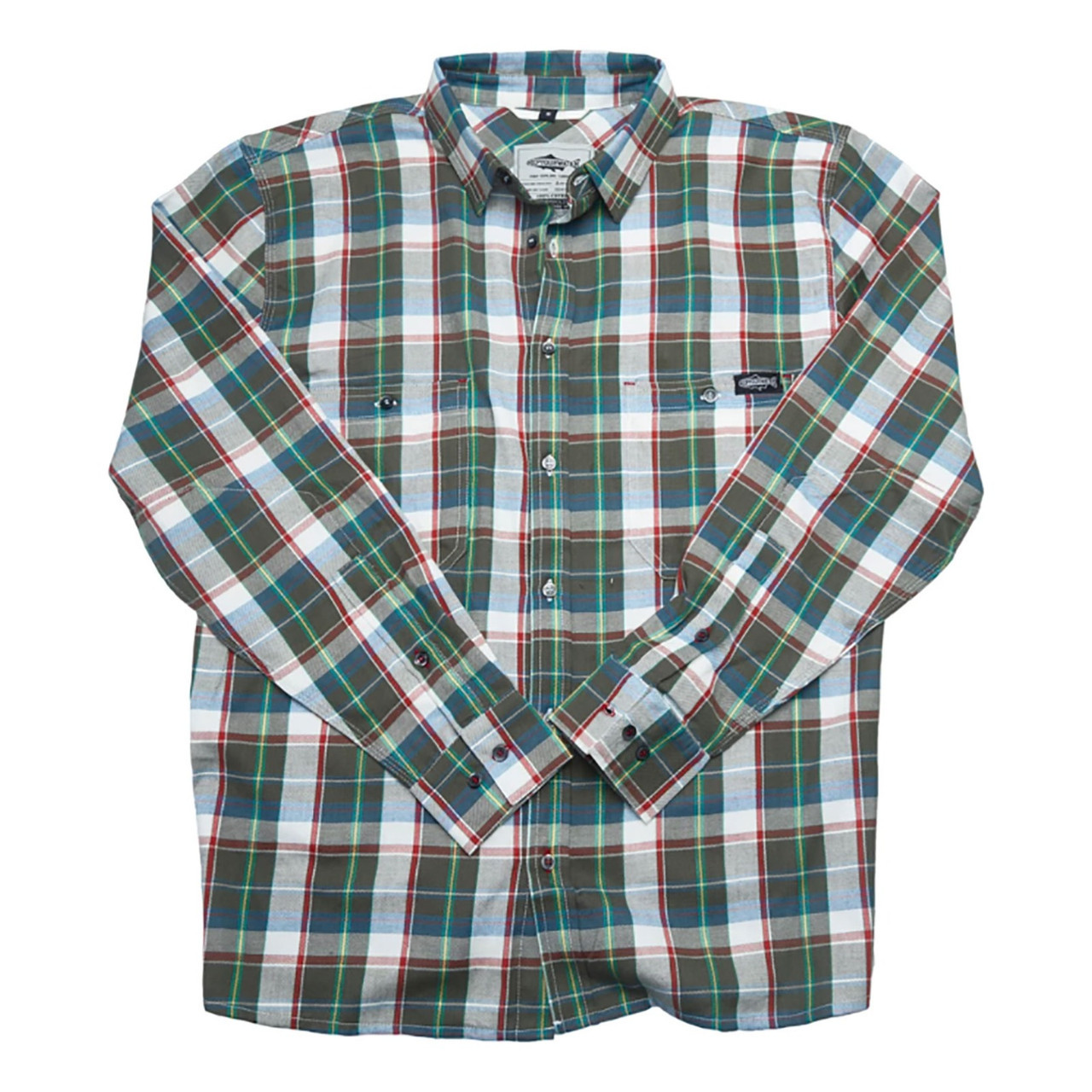 RepYourWater The Last Frontier Flannel Button Down Shirt - Multi