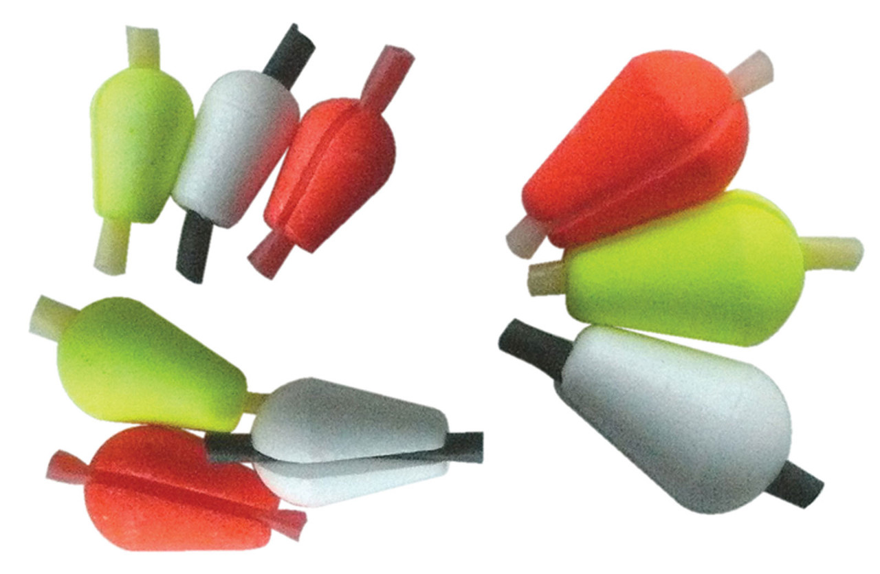 Anglers Accessories Teardrop Strike Indicator 3 Pack with Rubber Tubing Anglers Accessories Teardrop Strike Indicator 3 Pack with Rubber Tubing