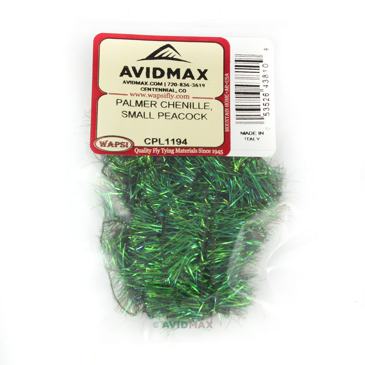 Wapsi Palmer Chenille Small Peacock