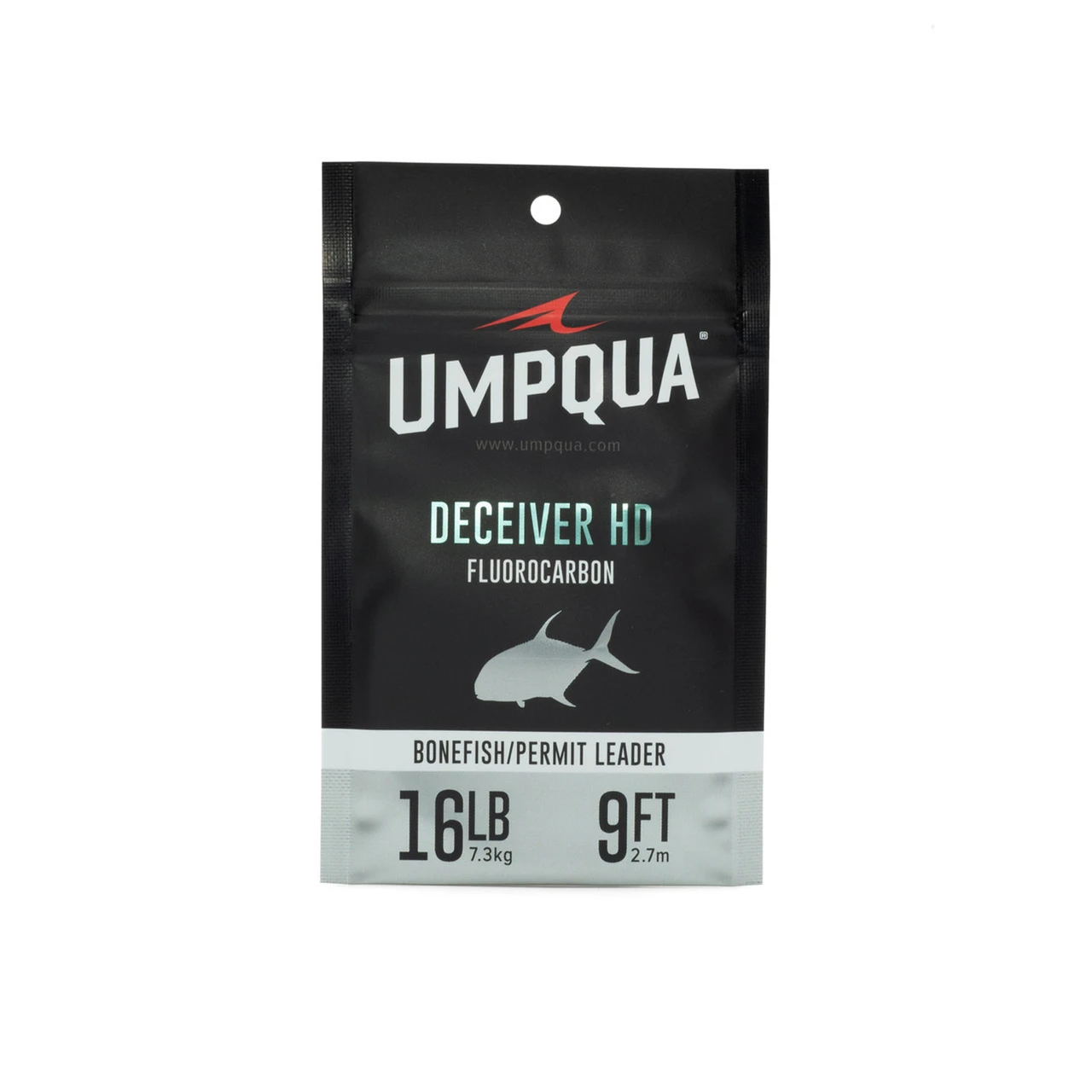 Umpqua Deceiver HD Bone Permit Fluorocarbon Leader 16LB - 9FT