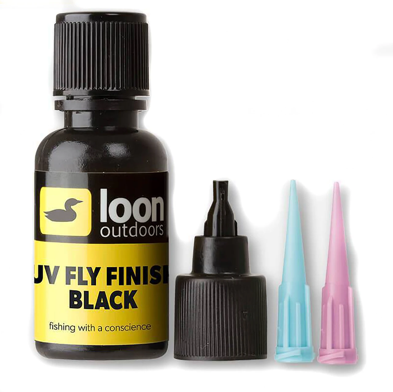 Loon UV Colored Fly Finish Resin Black