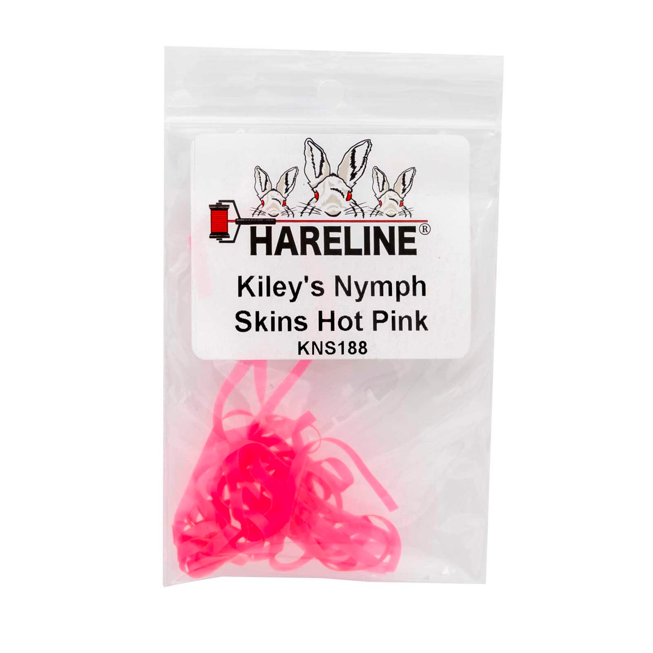 Hareline Kiley's Nymph Skins Hot Pink