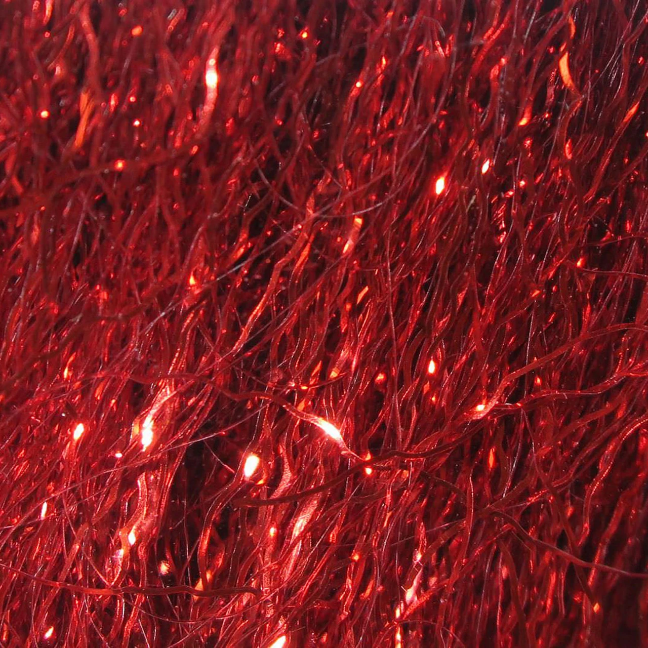 Hareline Ripple Ice Fiber Red