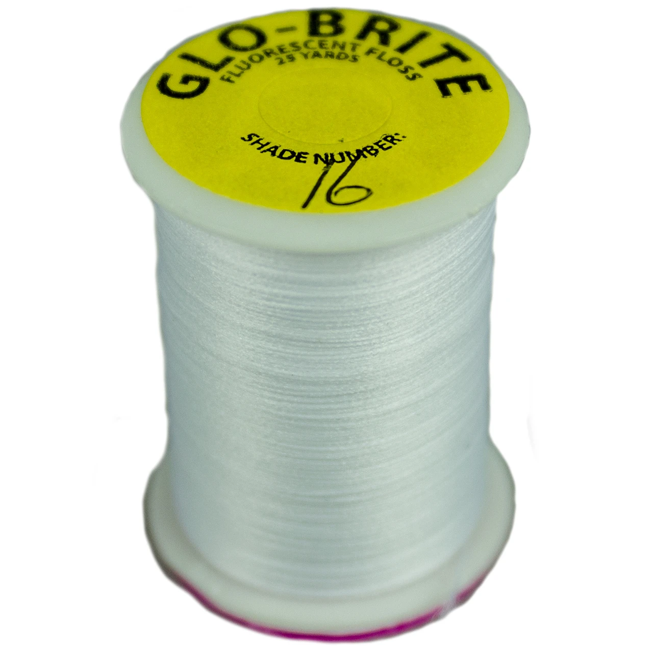 Hareline Glo Brite Floss Fluorescent Fl White - Shade Number 16