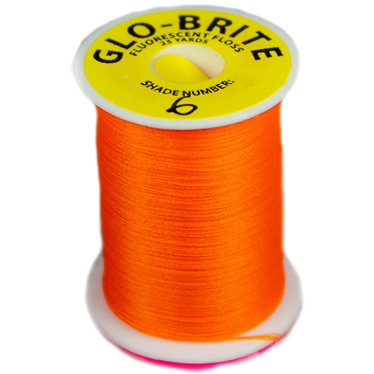 Hareline Glo Brite Floss Fluorescent Fl Orange