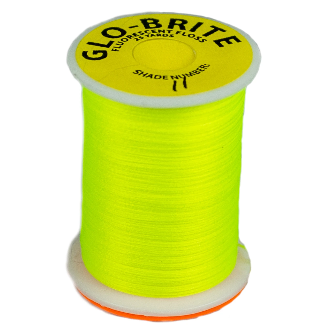 Hareline Glo Brite Floss Fluorescent Fl Yellow Chartreuse - Shade Number 11