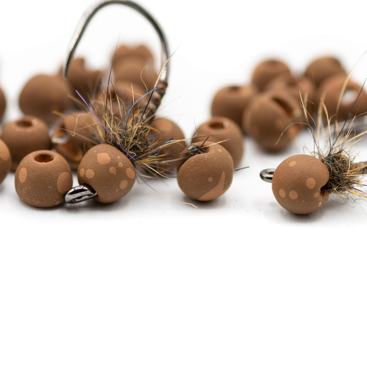 Firehole Stones Speckled Tungsten Beads 2.0 mm - 5/64 - 18ct Espresso (Mounds/Almond Joy)