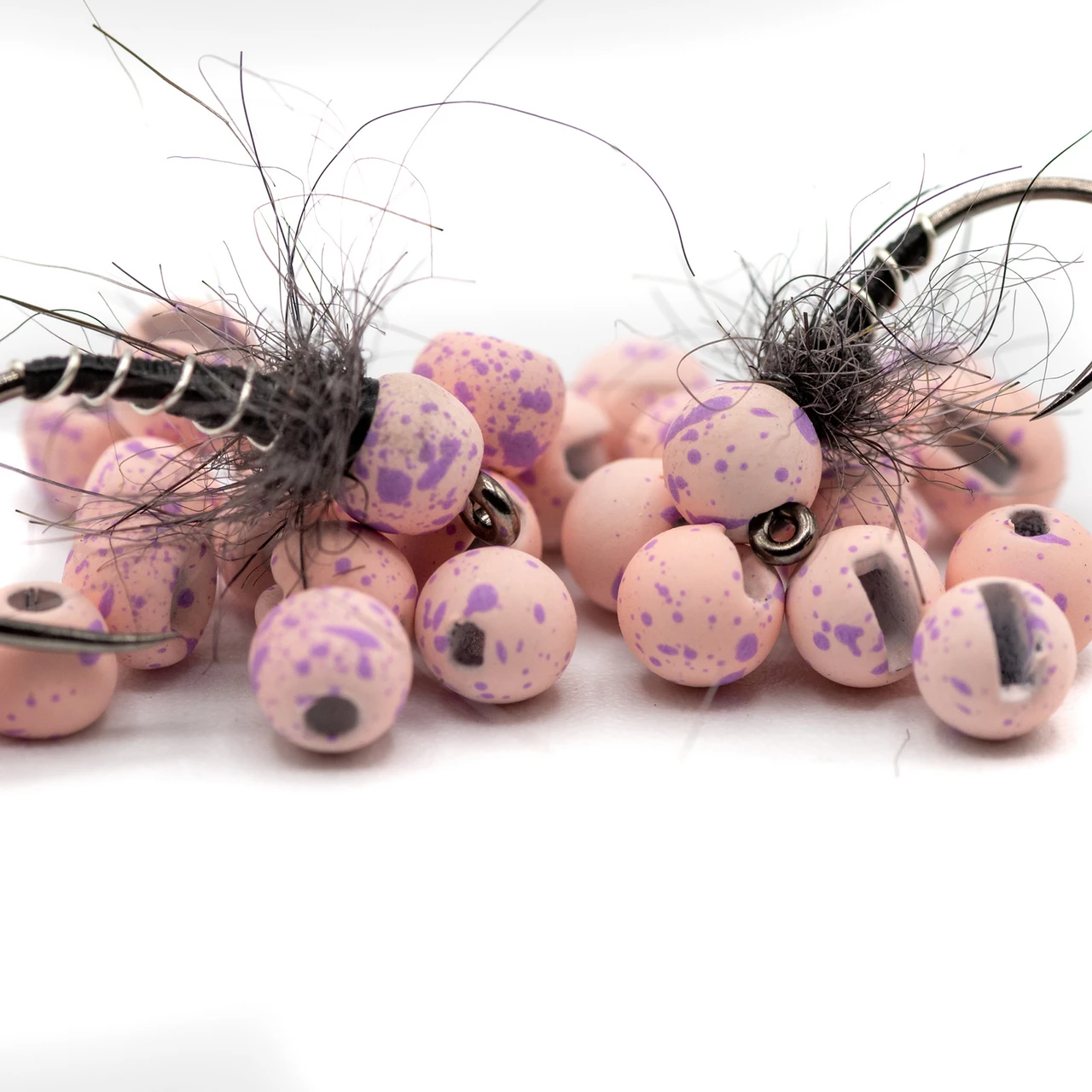 Firehole Stones Speckled Tungsten Beads 2.0 mm - 5/64 - 18ct Valentines Days (Pink Floyd/Very Berry)