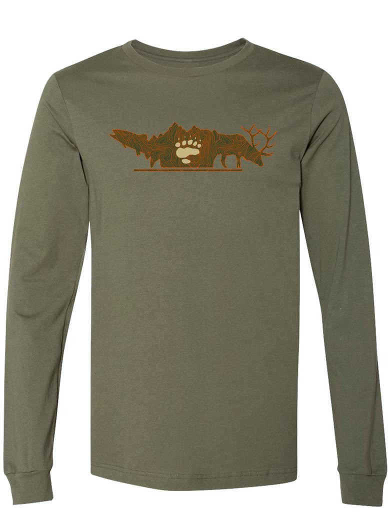 RepYourWater Backcountry Hunters and Anglers Collab Long-Sleeve T-Shirt Small