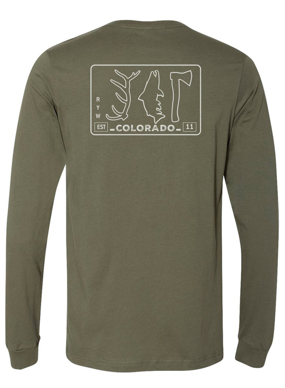 RepYourWater Colorado Fish. Hunt. Camp. Long-Sleeve Tee - view 2
