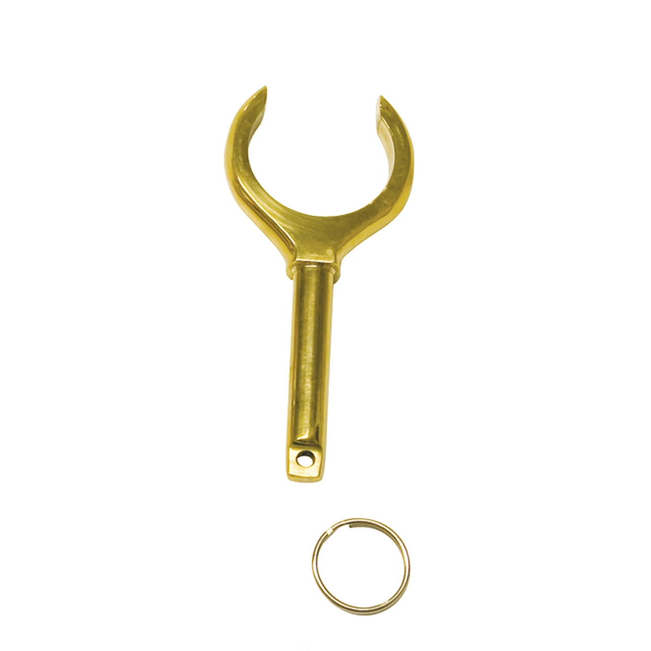 Outcast Strong Brass Oar Locks Durable with Great Range of Motion Small Single Lock