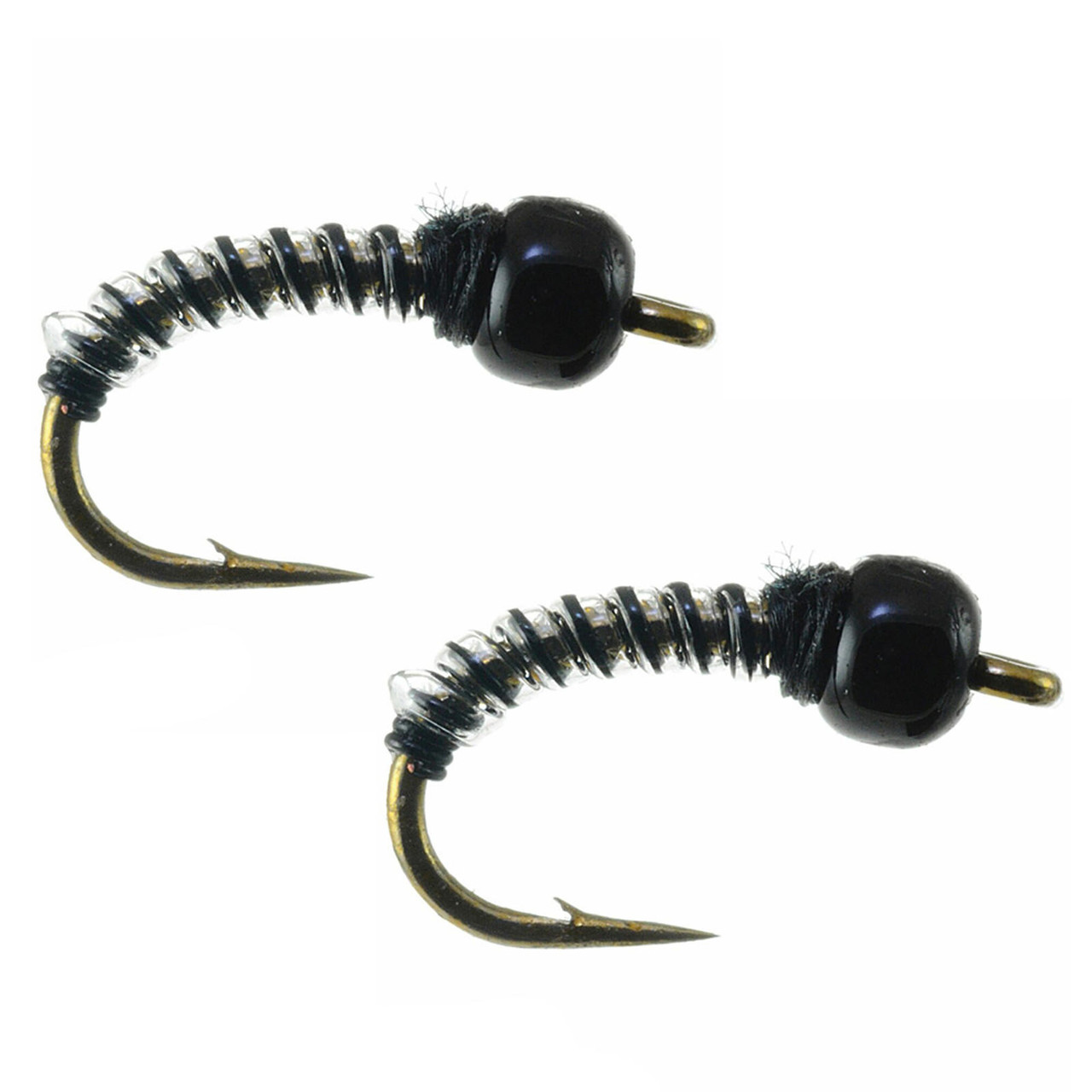 Umpqua Tube Midge Tungsten Black 2 Pack