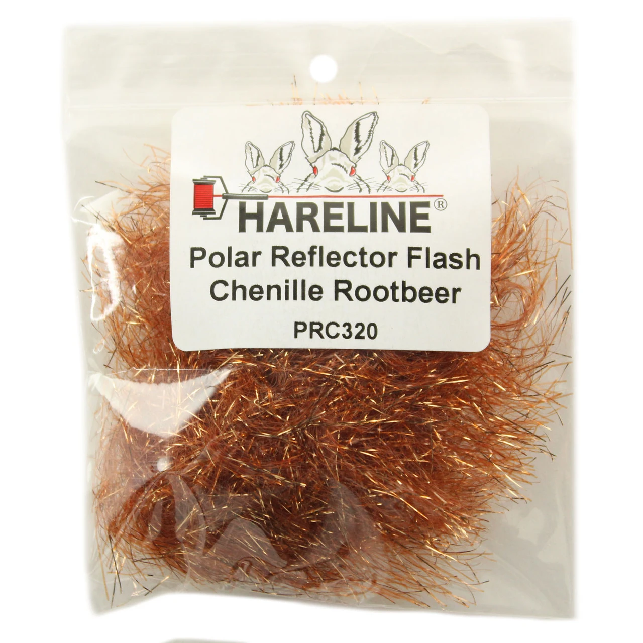 Hareline Polar Reflector Flash Chenille Rootbeer