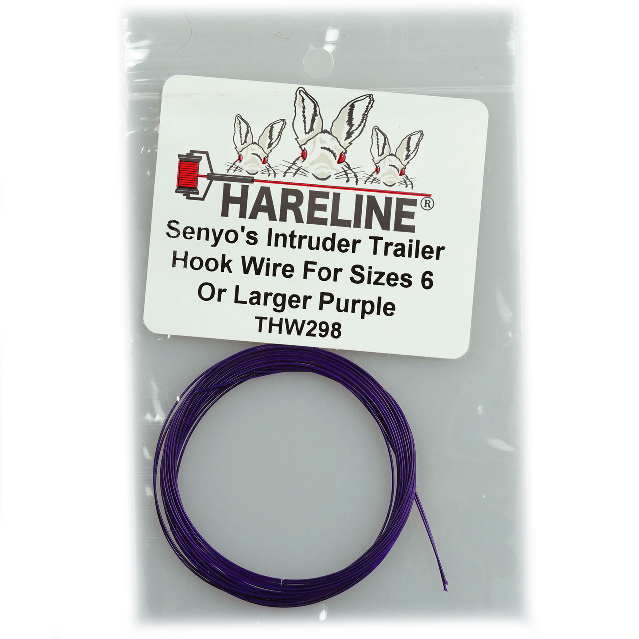 Senyo's Intruder Trailer Hook Wire For Sizes 6 Or Larger Purple