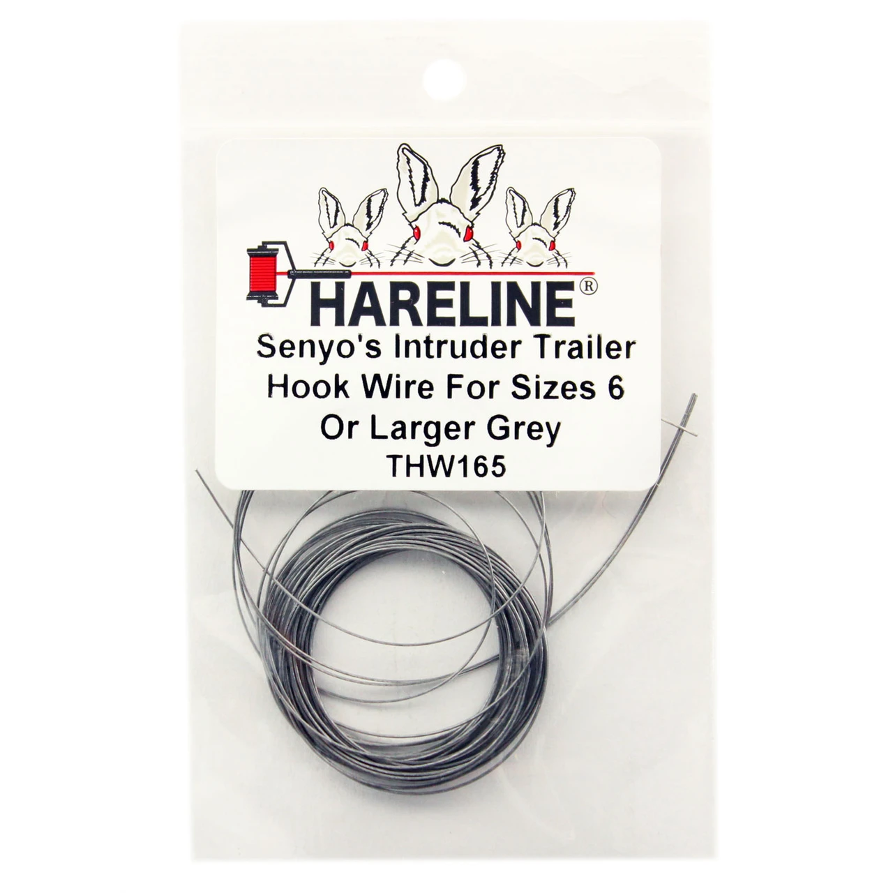 Senyo's Intruder Trailer Hook Wire For Sizes 6 Or Larger Grey