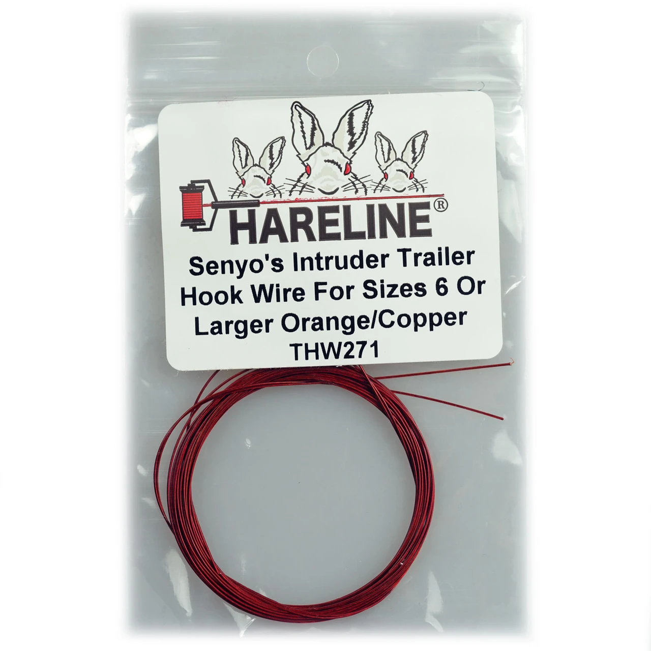Senyo's Intruder Trailer Hook Wire For Sizes 6 Or Larger Orange