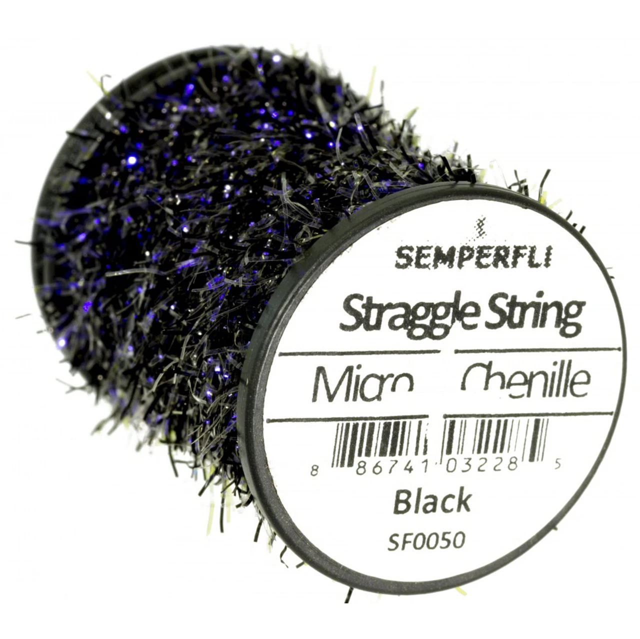 Semperfli Straggle String Micro Chenille Black