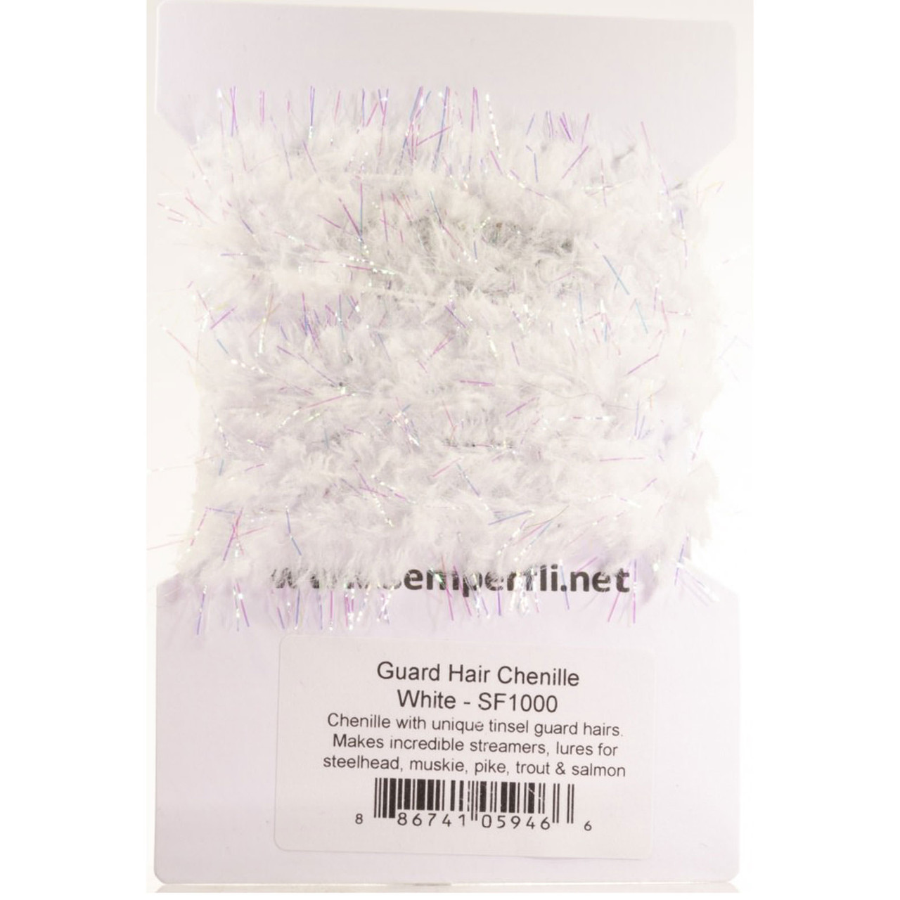 Semperfli Guard Hair Chenille White