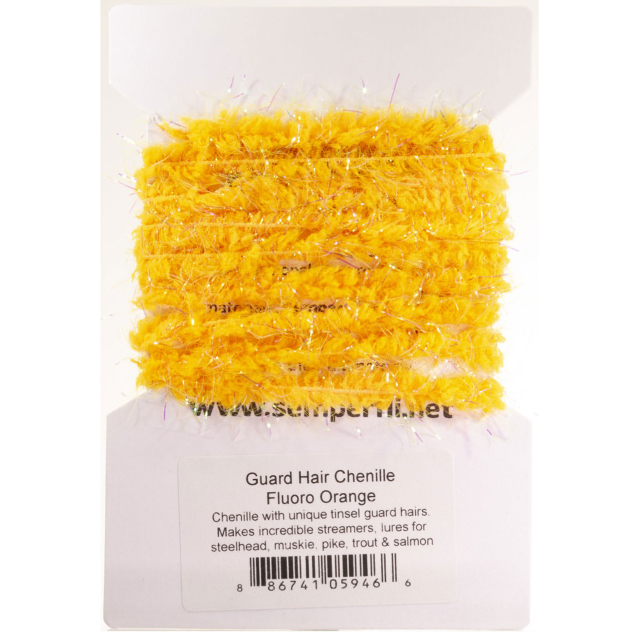 Semperfli Guard Hair Chenille Fluoro Orange
