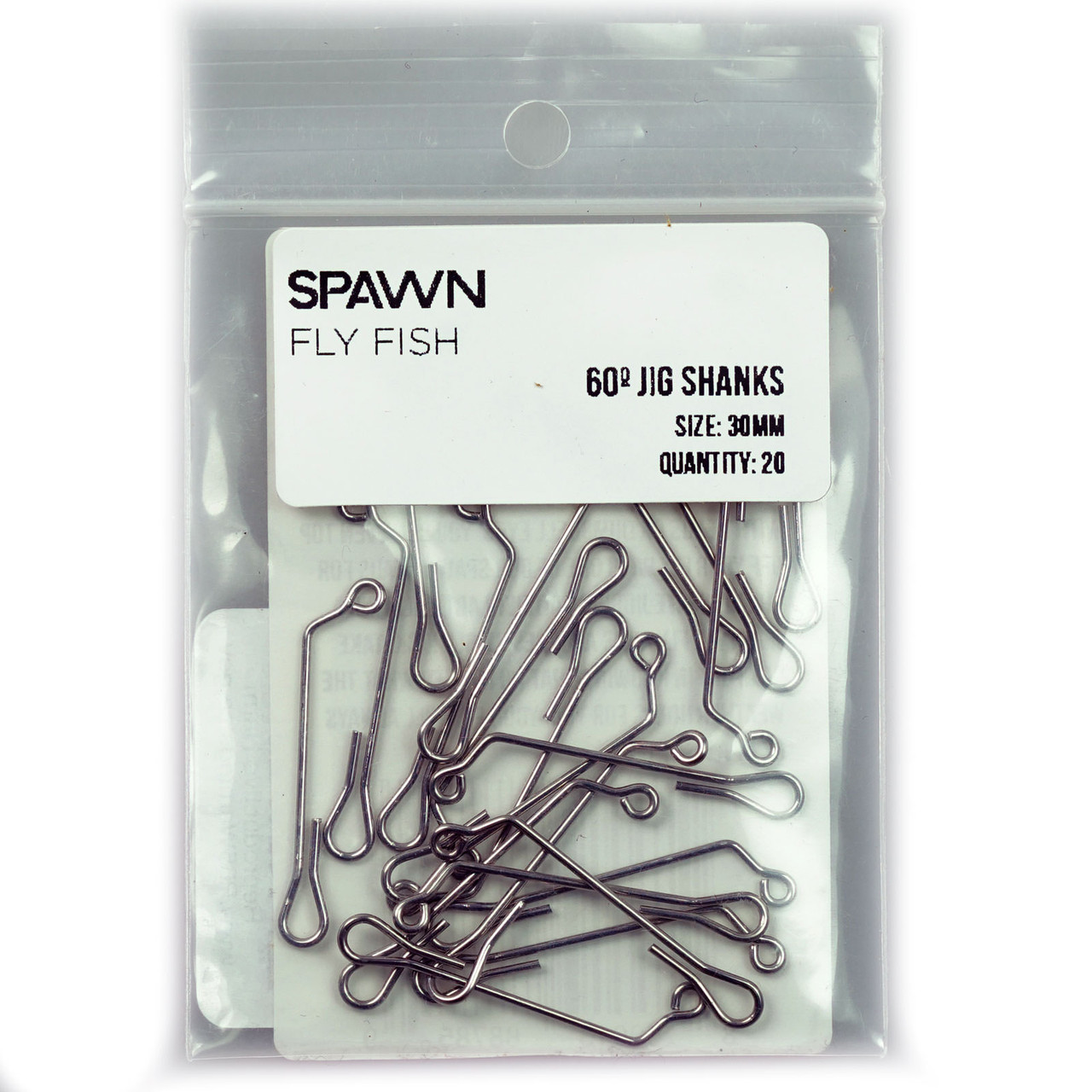 Spawn 60 Degree Jig Shanks 20 pack