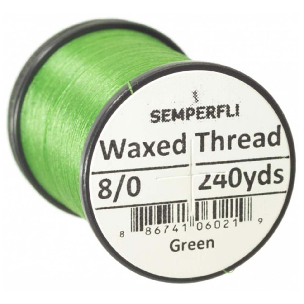 Semperfli Classic Waxed Thread 8/0 Green