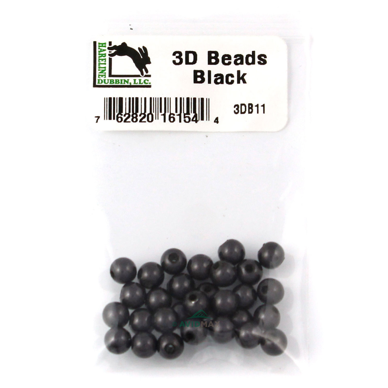 Hareline 3D Beads (30 pk)